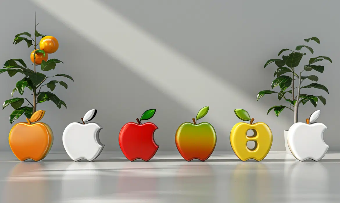 L’évolution esthétique du logo Apple : une analyse approfondie